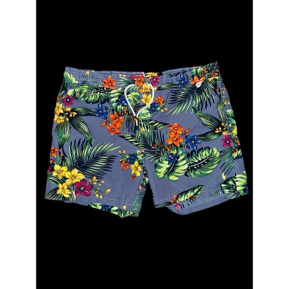 Polo Ralph Lauren Other - Polo Ralph Lauren Mens Size‎ Large Floral Hawaiian Print Swim Trunks Traveler